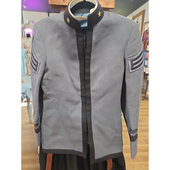 Military Academy West Point Men's Cadet Gray Wool Uniform Jacket Coat 37 20 1/2 - Picture 2 of 11